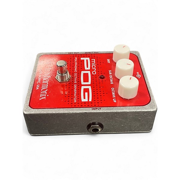 Used Electro-Harmonix Micro Pog Polyphonic Octave Generator Effect Pedal