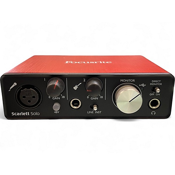 Used Focusrite Scarlett Solo Gen 2 Audio Interface