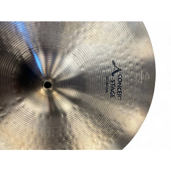 Used 2001 Zildjian 16in Avedis A Concert Stage Cymbal