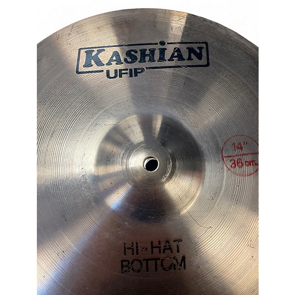 Used Kashian 14in UFIP Hi-Hat Pair Cymbal