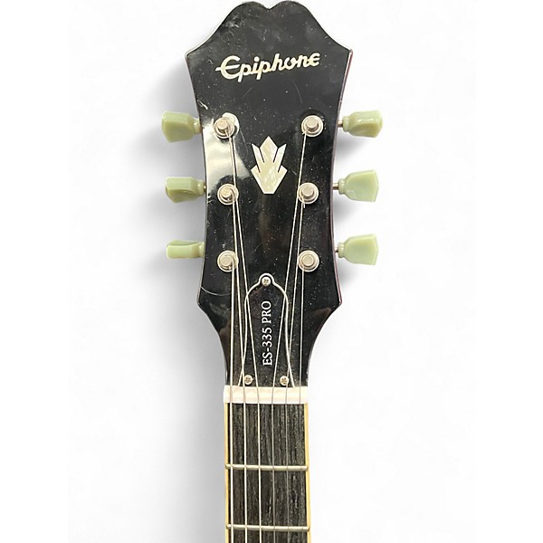 Used Epiphone ES335 Pro Cherry Hollow Body Electric Guitar
