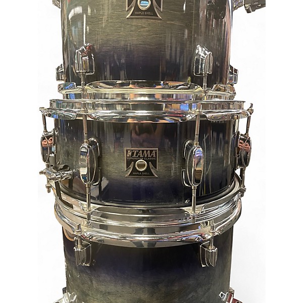 Used TAMA 7 Piece Superstar Classic Dark Indigo Burst Drum Kit