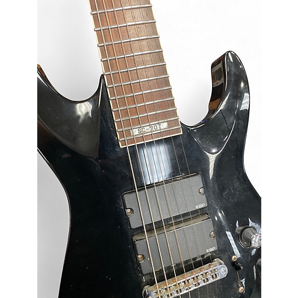 Used ESP LTD SC207 Stephen Carpenter Signature 7 String Black Solid Body Electric Guitar