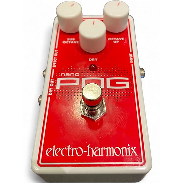 Used Electro-Harmonix Nano POG Polyphonic Octave Generator Effect Pedal