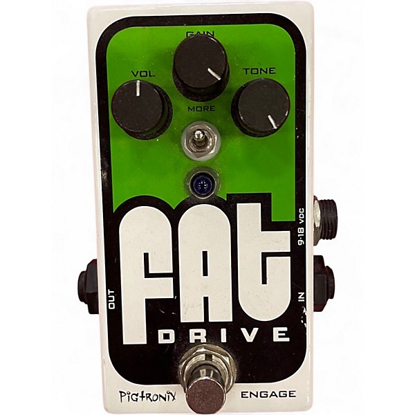 Used Pigtronix Fat Drive Tube Sound Overdrive Effect Pedal