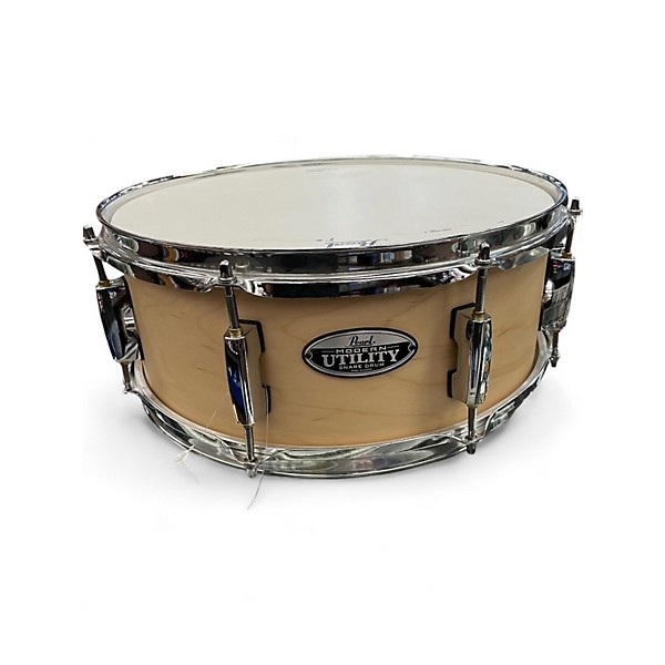 Used Pearl 14X6.5 Modern Utility Maple Snare Natural Drum
