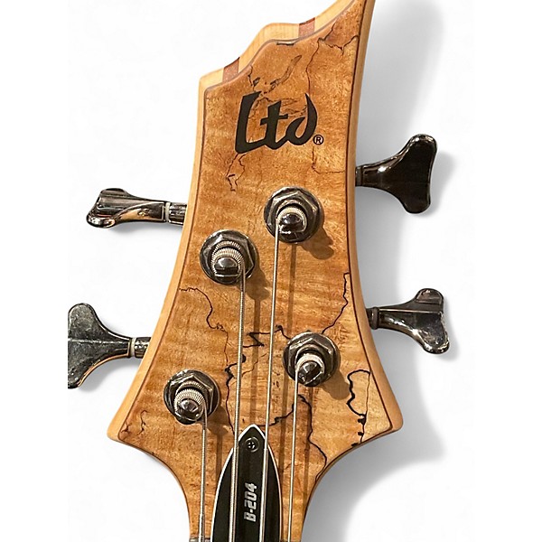 Used ESP LTD B-204SM Satin Natural Electric Bass Guitar