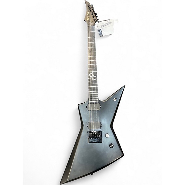 Used Solar Guitars E1 6 Black Solid Body Electric Guitar