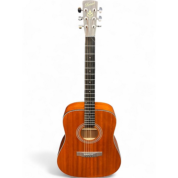 Used Bristol BD-15 Brown Acoustic Guitar