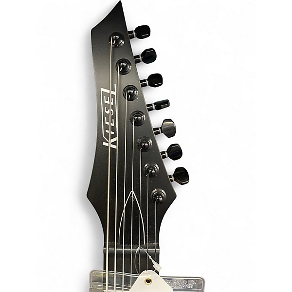 Used Kiesel Aries 8 Bolt-On Black Solid Body Electric Guitar