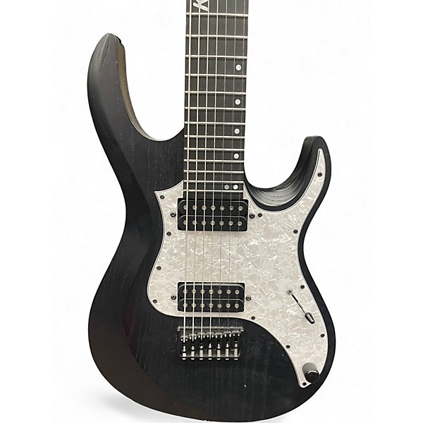 Used Kiesel Aries 8 Bolt-On Black Solid Body Electric Guitar