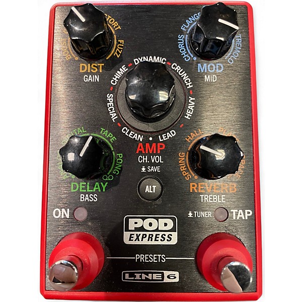 Used Line 6 Pocket Pod Express Amp Modeler Effect Processor