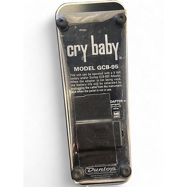 Used Dunlop GCB95 Original Crybaby Wah Effect Pedal