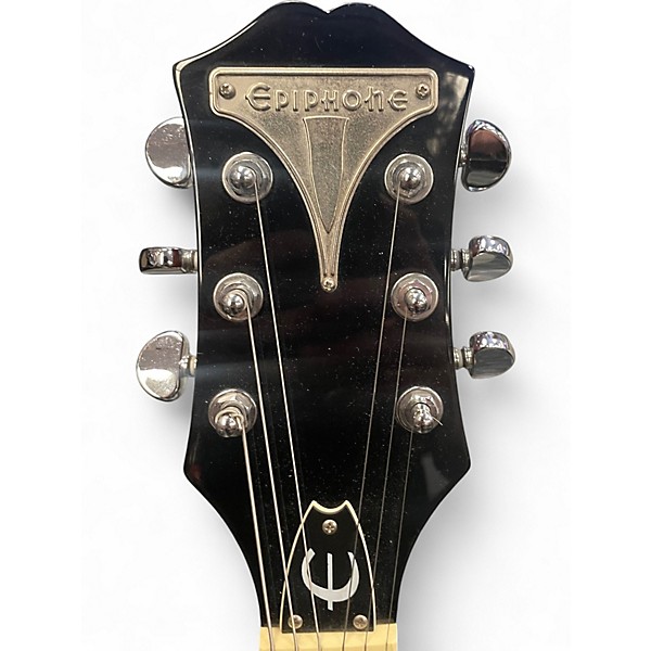 Used Epiphone Wildkat Antique Natural Flame Maple Hollow Body Electric Guitar