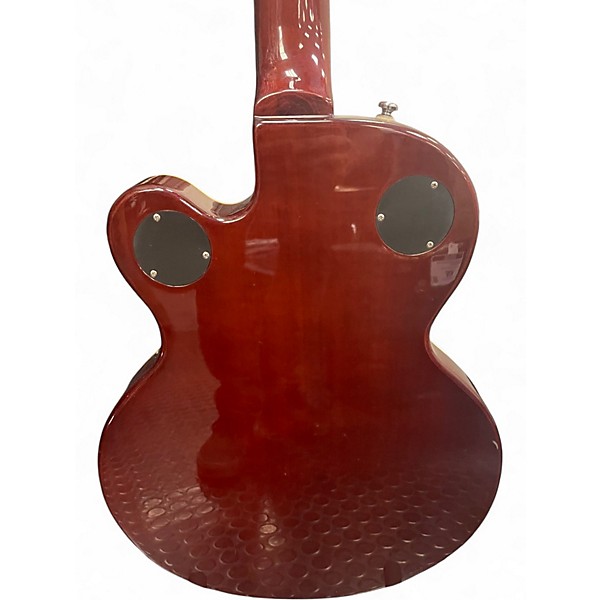 Used Epiphone Wildkat Antique Natural Flame Maple Hollow Body Electric Guitar