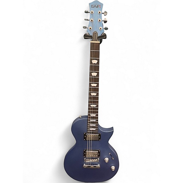 Used Eart EGLP-610 Sapphire Blue Solid Body Electric Guitar