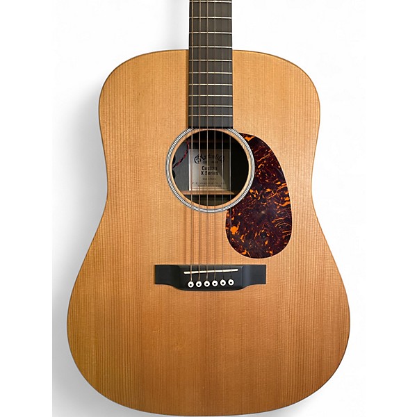 Used Martin X SERIES CUSTOM Natural Acoustic Electric Guitar