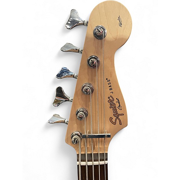 Used Squier Affinity Jazz Bass V 5 String 2 Color Sunburst Electric Bass Guitar