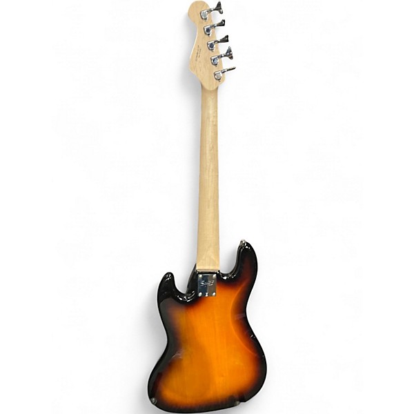 Used Squier Affinity Jazz Bass V 5 String 2 Color Sunburst Electric Bass Guitar