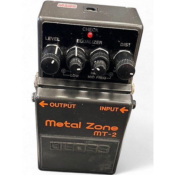 Used BOSS MT2 Metal Zone Distortion Effect Pedal