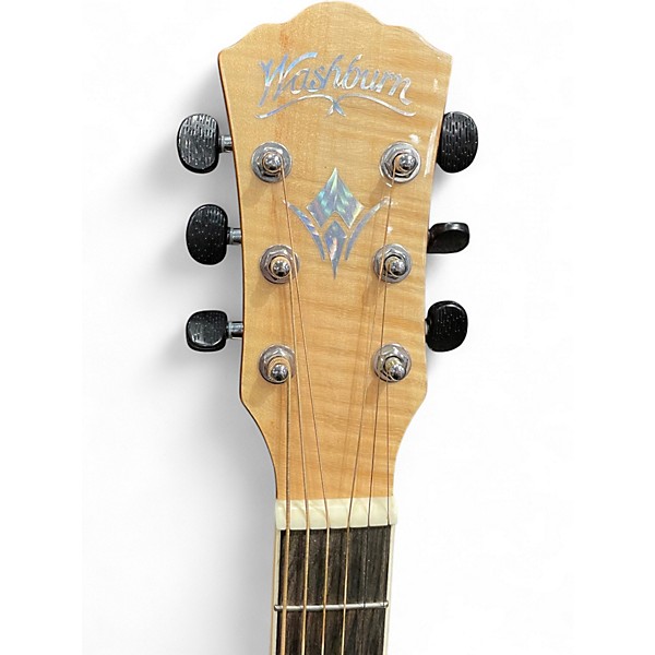 Used Washburn AG40CEK Natural Acoustic Electric Guitar