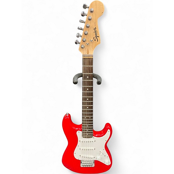 Used Squier Mini Affinity Stratocaster Fiesta Red Electric Guitar