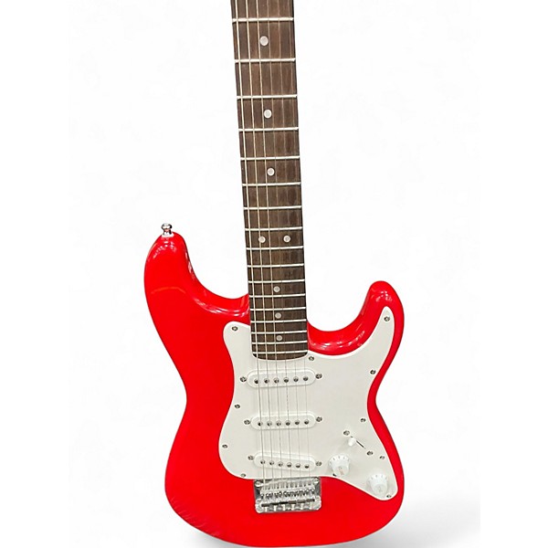 Used Squier Mini Affinity Stratocaster Fiesta Red Electric Guitar