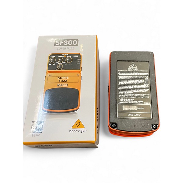 Used Behringer SF300 Super Fuzz Effect Pedal