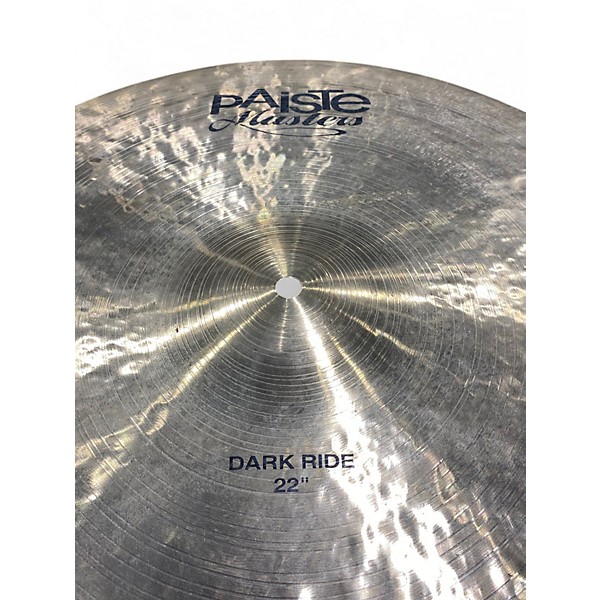 Used Paiste 22in Twenty Masters Collection Dark Ride Cymbal