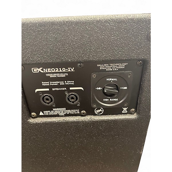 Used Gallien-Krueger NEO 210-IV Bass Cabinet