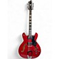 Used Hagstrom VIDLX12 VIKING DELUXE Cherry Hollow Body Electric Guitar thumbnail
