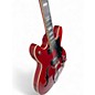 Used Hagstrom VIDLX12 VIKING DELUXE Cherry Hollow Body Electric Guitar