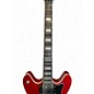 Used Hagstrom VIDLX12 VIKING DELUXE Cherry Hollow Body Electric Guitar