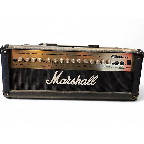 Used Marshall MG100HDFX 100W Solid State Guitar Amp Head