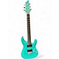 Used Schecter Guitar Research C-6 DELUXE AQUA Solid Body Electric Guitar thumbnail