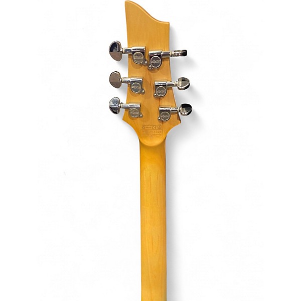 Used Schecter Guitar Research C-6 DELUXE AQUA Solid Body Electric Guitar