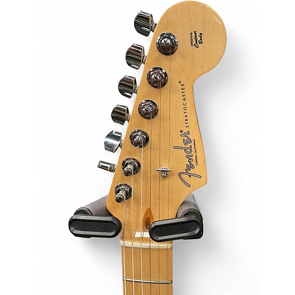 Used Fender American Standard Stratocaster Alpine White Solid Body Electric Guitar