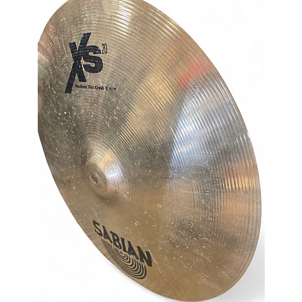 Used SABIAN 18in XS20 Medium Thin Crash Cymbal