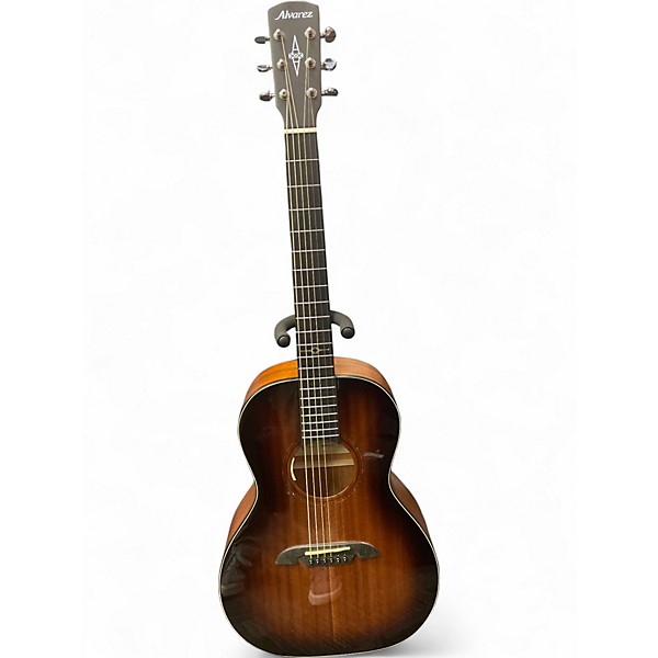 Used Alvarez AMP660ESHB 2 Color Sunburst Acoustic Electric Guitar