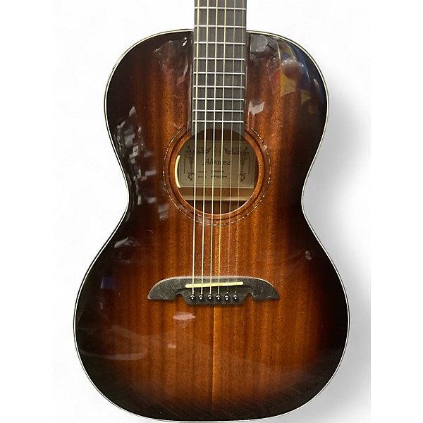 Used Alvarez AMP660ESHB 2 Color Sunburst Acoustic Electric Guitar