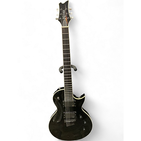 Used Kramer assault 220 plus Black Onyx Solid Body Electric Guitar