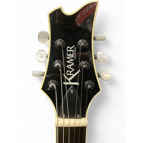 Used Kramer assault 220 plus Black Onyx Solid Body Electric Guitar