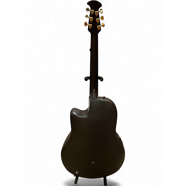 Used Ovation CC44 Black Acoustic Electric Guitar