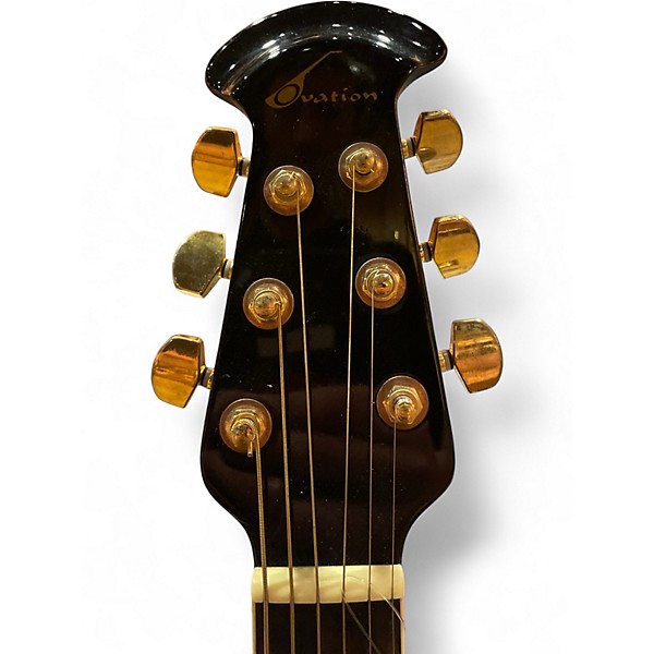 Used Ovation CC44 Black Acoustic Electric Guitar