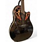 Used Ovation CC44 Black Acoustic Electric Guitar