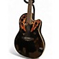 Used Ovation CC44 Black Acoustic Electric Guitar