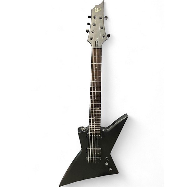 Used ESP EX307 Satin Black Solid Body Electric Guitar