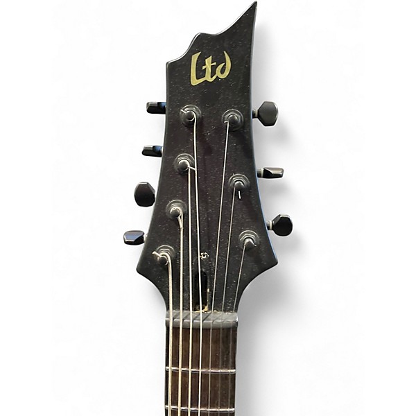 Used ESP EX307 Satin Black Solid Body Electric Guitar