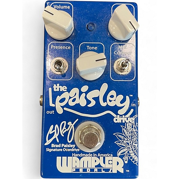 Used Wampler Brad Paisley Signature Overdrive Effect Pedal