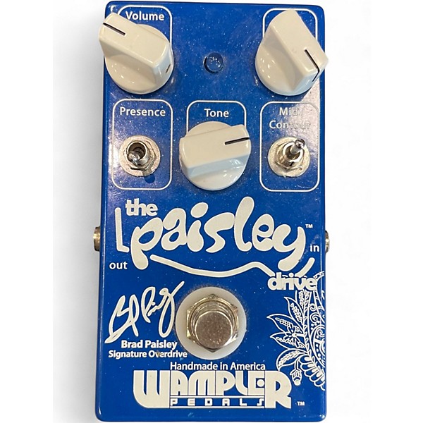 Used Wampler Brad Paisley Signature Overdrive Effect Pedal